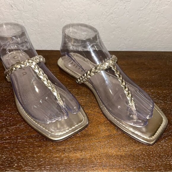 Unisa Braided T-Strap Thong Sandal Shoes - Picture 2 of 8